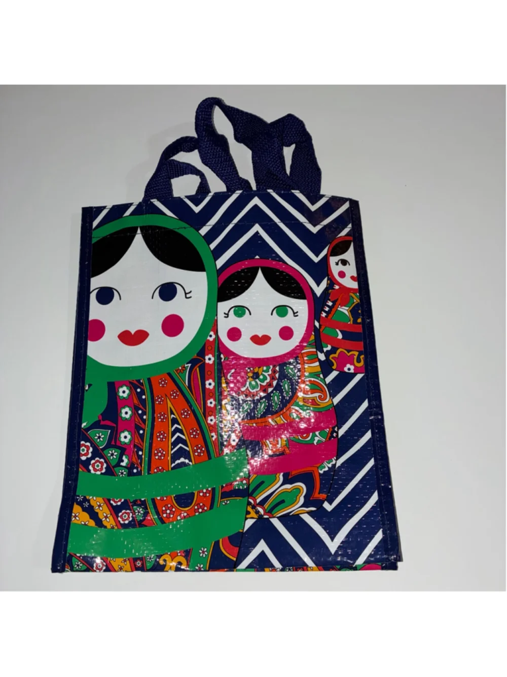 Women's Vera Bradley Small Market Tote Bag 12” Multi-color Nesting Dolls NWT